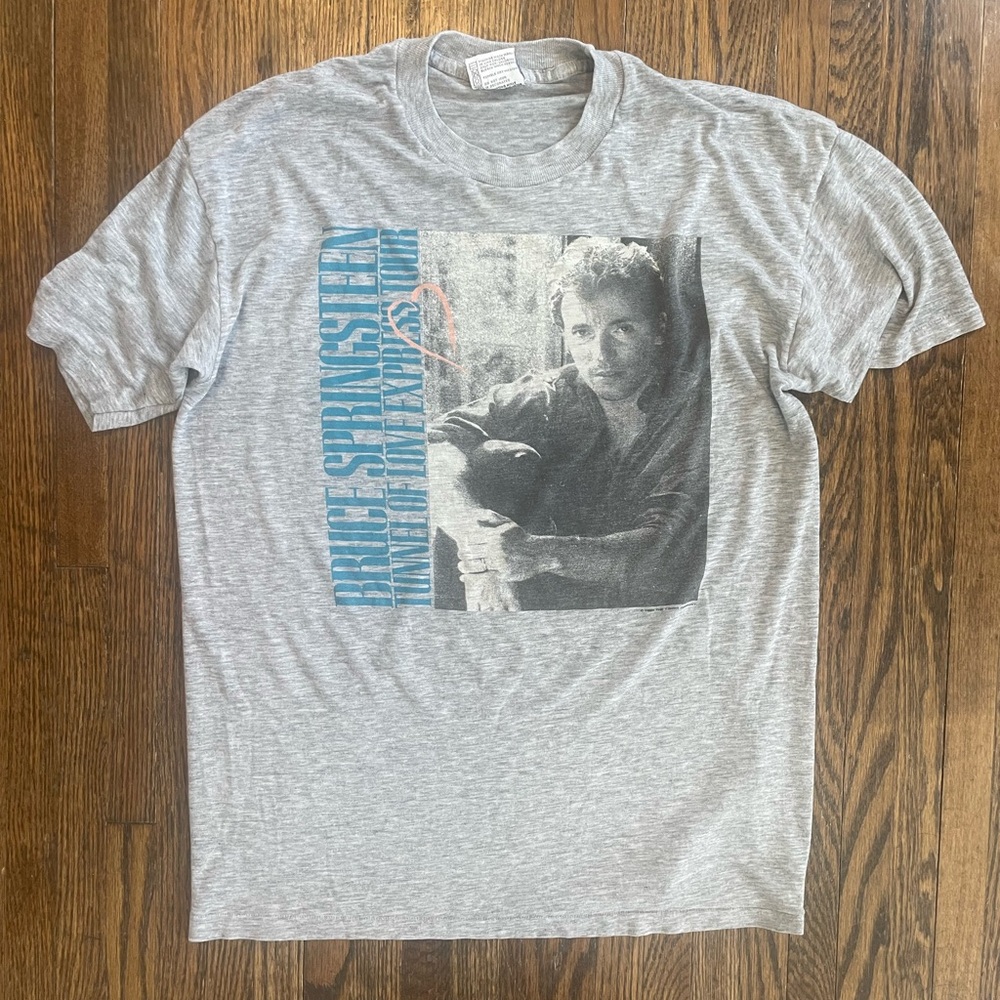 Vintage Bruce Springsteen Tunnel of Love Express Tour Band Tee Shirt
